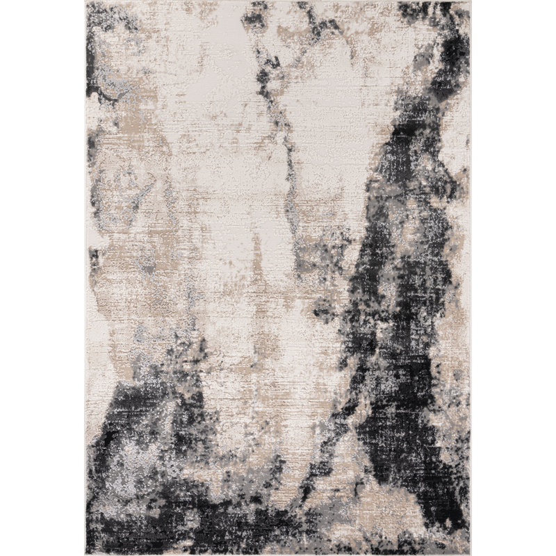 Odena Collection Transitional Abstract Area Rug, Rectangle 2' x 3'