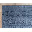 Tapis tissé à la machine à motif abstrait bleu Emaria-2020543324