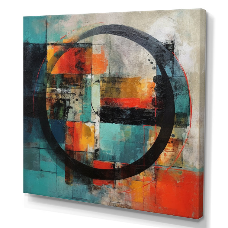 Ivy Bronx Oceane Geometric Serenity III On Canvas Print - Wayfair Canada