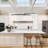 Frode 5 - Light Kitchen Island Pendant Linear Chandelier LED with Remote Control-88045632-88045631