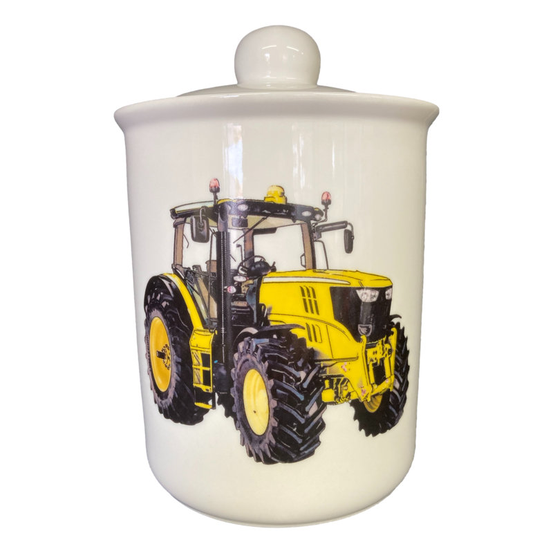 Toftrees Ceramic / Porcelain Jar, Yellow