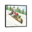 «Tara Reed Dog Days of Christmas III Sledding», peinture sur toile tendue-72419556-72419557-72419558