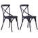 Jamil Cross Back Stacking Side Chair