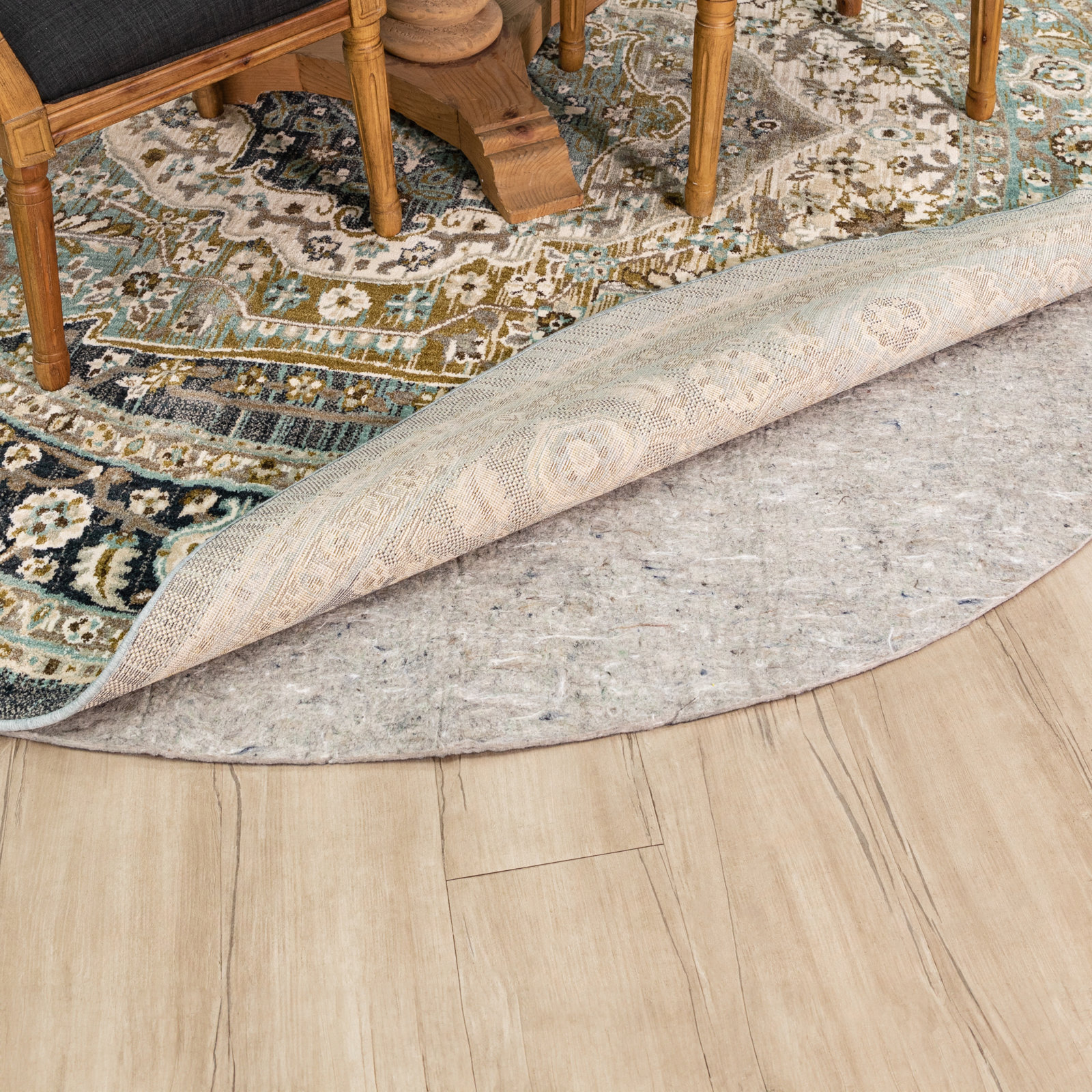 Bottorff 0.33" Dual Surface Rug Pad, Round 4'10"