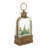 Brown Lantern LED Snow Globe