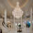 Light Crysrtal Dimmable Tiered Chandelier