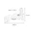 Chaise longue classique de luxe en bois massif élégant-108919136