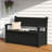 80 Gallon Outdoor Storage Bench With Backrest, Wood-grain Resin, 2-person-209998245