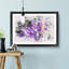 Wild Purple Orchid Flowers - Single Picture Frame Print on MDF-56882378-56882383