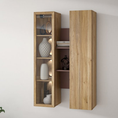 Fallston 8 -Piece Glass Floating Shelf