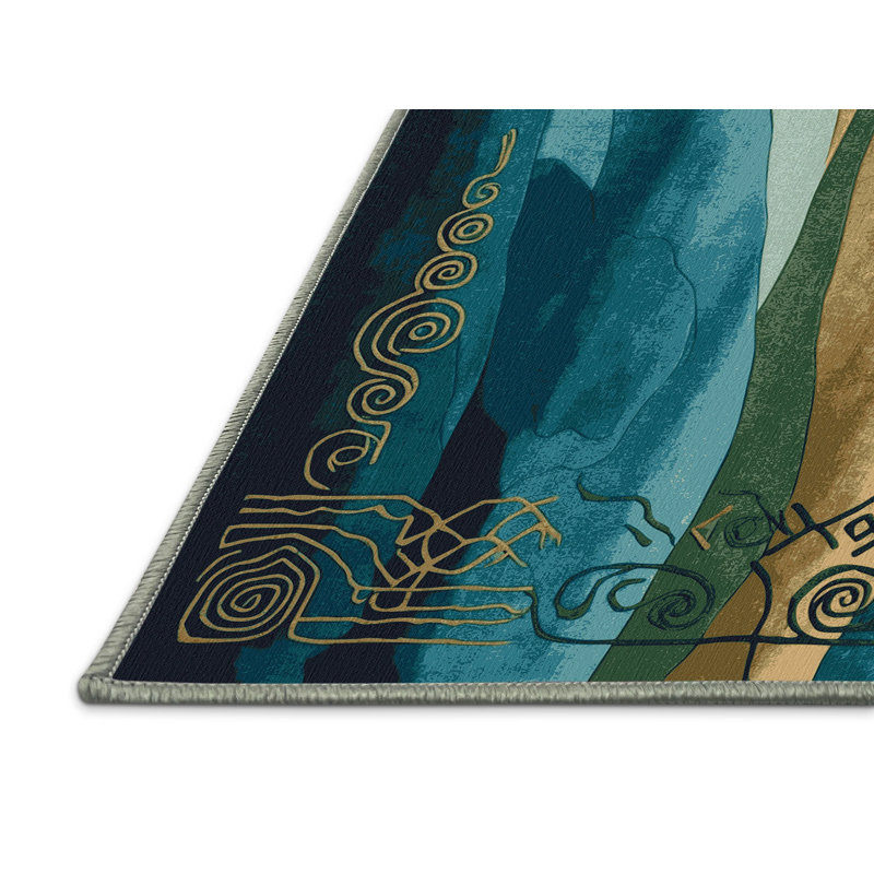 Luminous Pathways Rug, Round 6'
