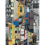 Patchwork City 69 Print by Marilyn Henrion