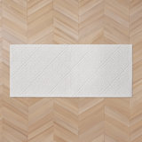 Austell Machine Woven Synthetic Area Rug in White