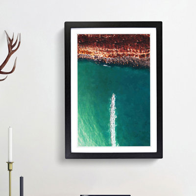 Boat in Abstract - Picture Frame Graphic Art Print