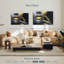Impression sur toile Grunge Gold-1899535809