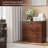 2-Drawer Wood File Cabinet With Lock, Lateral Filing Cabinet For Printer Stand-1580113703