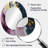 Purple And Blue Movements In Paint III - Modern Oval Wall Mirror-1405799825