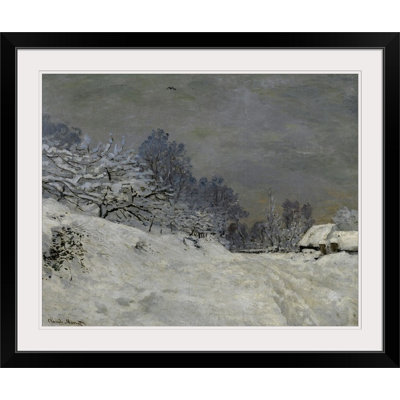 Claude " Near Honfleur-Snow, 1867 " by Claude Monet