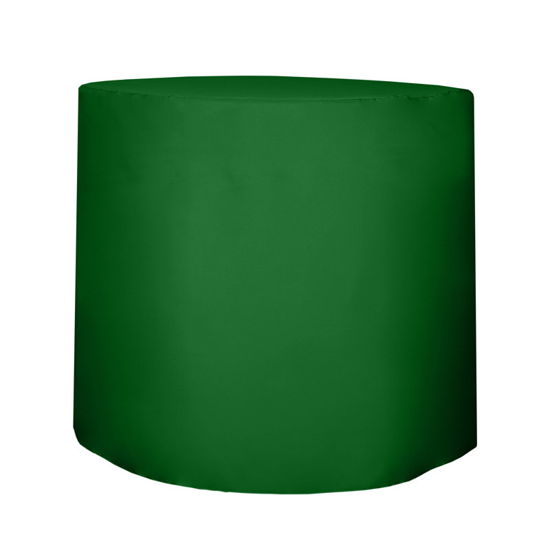 Javin Solid Color Round Tablecloth, Emerald Green, 1