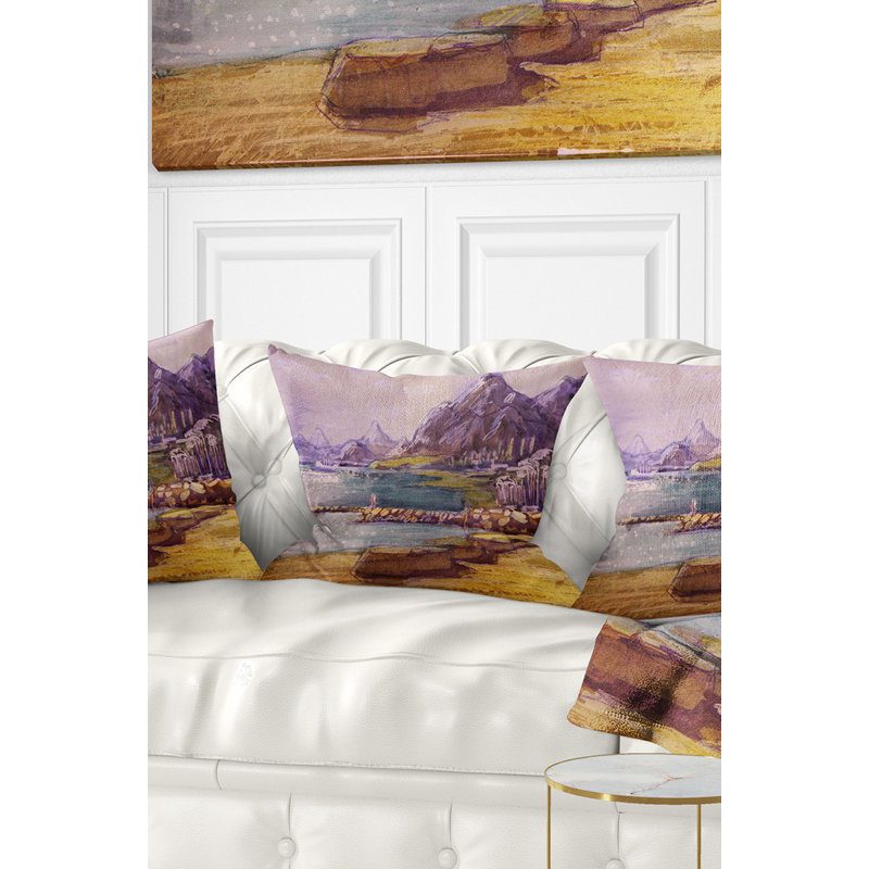 Coussin Schafer Landscape Hills, 16 po x 1 po, Coussin décoratif
