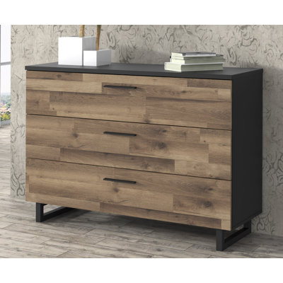 Sirius Black 120.1 cm W Chest of 3 Drawers