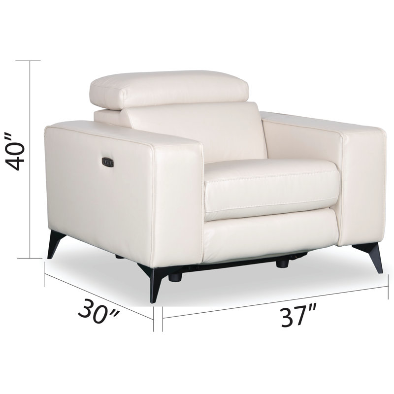 Ensemble de salon en cuir 3 pièces Marquese, Cuir véritable beige