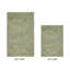 Ensemble de tapis pour salle de bain 2 pièces 100% coton 2155 g / m² Makaylynn, certifié OEKO-TEX®, envers en latex antidérapant, tapis capitonné moelleux, super absorbant, lavable à la machine, sauge-97762382-122439402