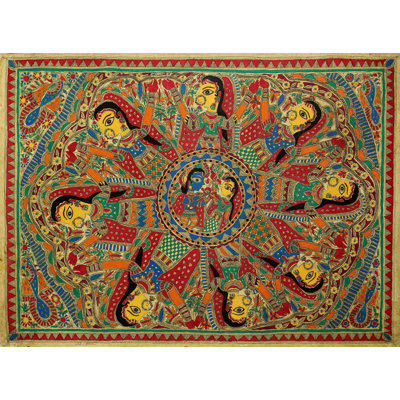 Leela krishna-impression sur papier