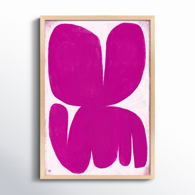 Magenta Moth Print by StudioM