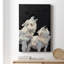 Midnight Wolves, toile tendue avec châssis de qualité supérieure - prête à être accrochée-1529064371-1529064374