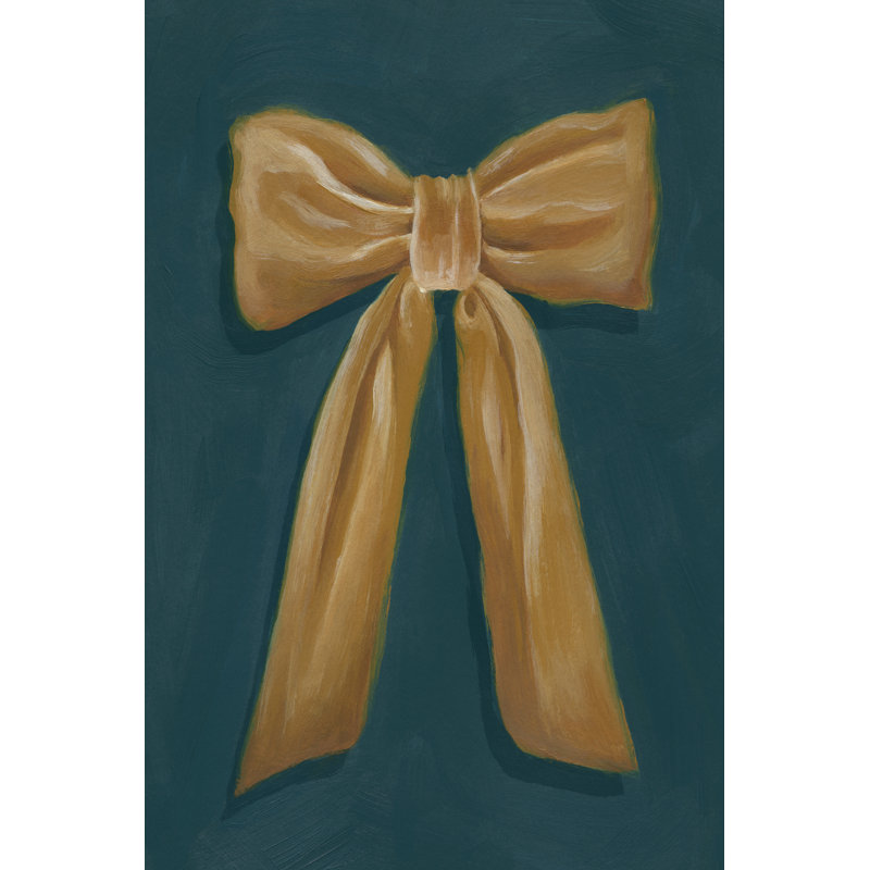 Christmas Bow I by Grace Popp - Wrapped Canvas Print, 76 cm H x 51 cm W