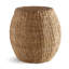 Seagrass Hourglass Pouf