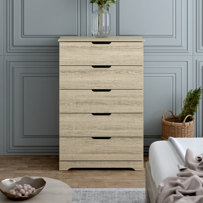 Aroob 5 Drawer 31.5'' W Dresser