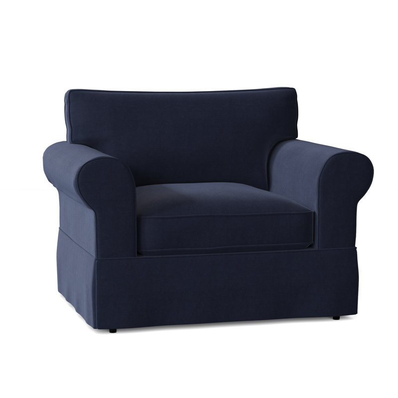 Fauteuil à housse large Kingsbridge, Akiko Midnight Performance