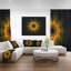 «Psychedelic Yellow Fractal Flower», impression-26687161-35062406