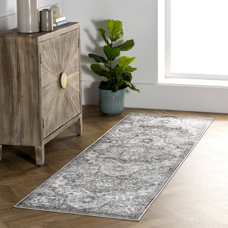 Caseville Oriental Indoor Rug, Runner 2'6" x 12'