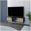 Tv Stand B Magness, Living Room, Black / Macadamia