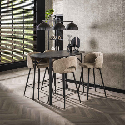 Ravinath Metal Base Dining Table