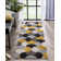 Good Vibes Christifer Geometric Gold/Gray/Black Area Rug