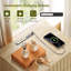 Table de chevet avec 3 tiroirs, station de charge et éclairage DEL pour la chambre à coucher-133225022-133225024