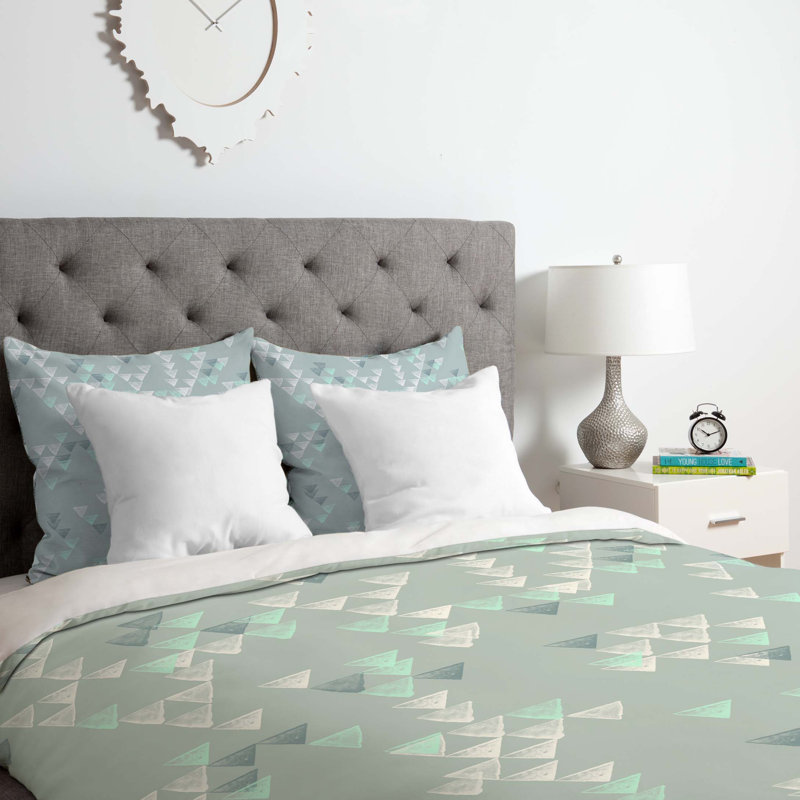 Mareike Boehmer Modern & Contemporary Polyester Geometric Shapes Duvet Cover, Twin/Twin XL Duvet Cover + 1 Standard Sham