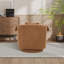 Fauteuil d'appoint pivotant avec repose-pieds en chenille-678825338