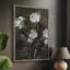 «White & Copper Floral II», reproduction encadrée - bois massif-746179276