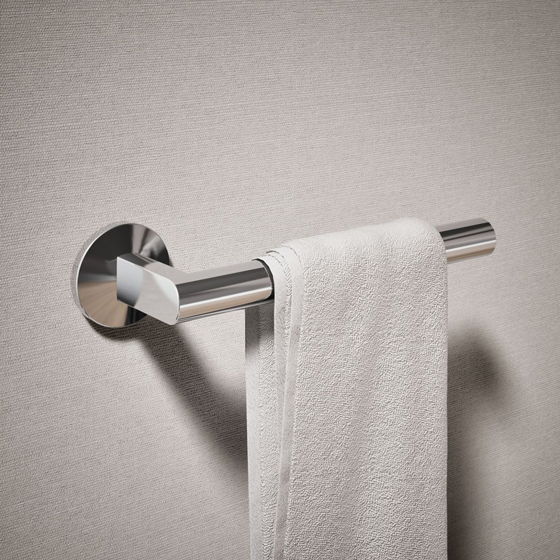 Components™ Towel Arm, Polished Chrome