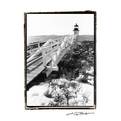 Snow At Marshall Point - Wrapped Canvas Print