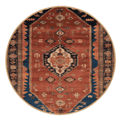 Machine Washable Persian Brown Area Rug