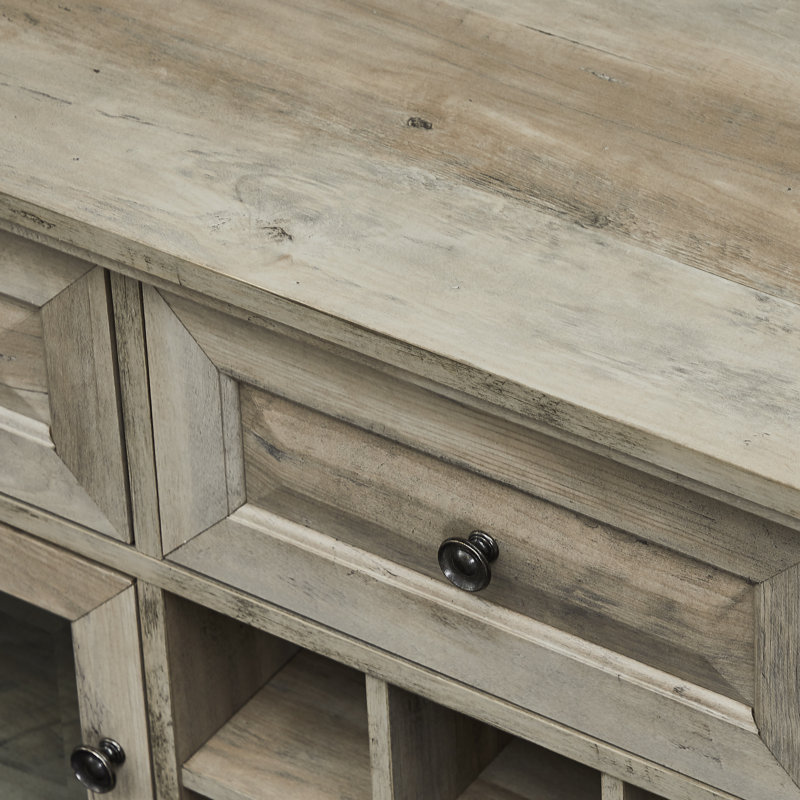 Antonise 31.5'' Bar Cabinet, Gray Wash