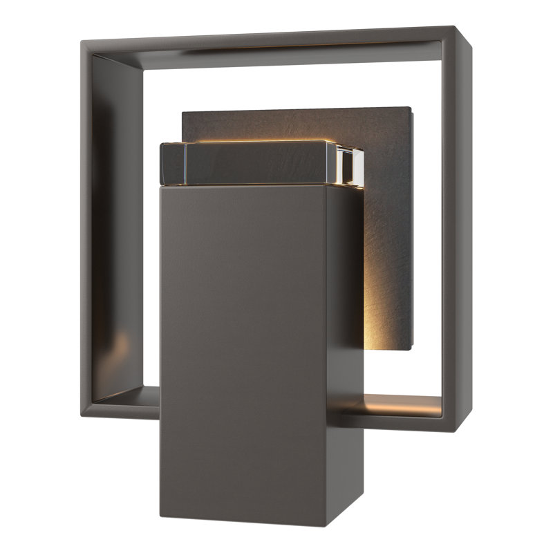 Applique murale Shadow Box, H 8,5 po x l 7 po x P 4 po, Bronze frotté à l'huile