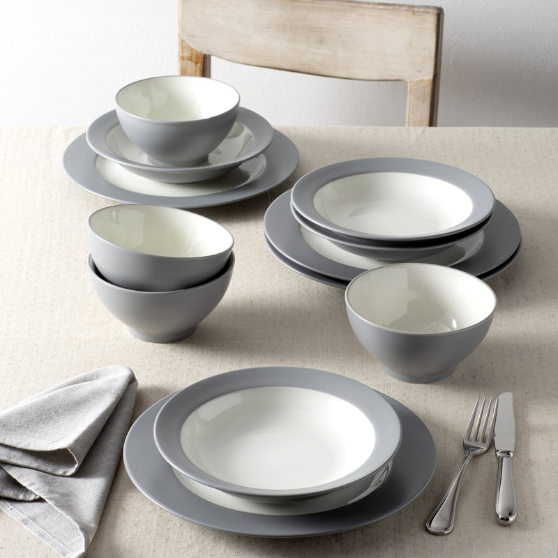 Service de table 12 pièces Noritake Colorwave, service pour 4, Ardoise