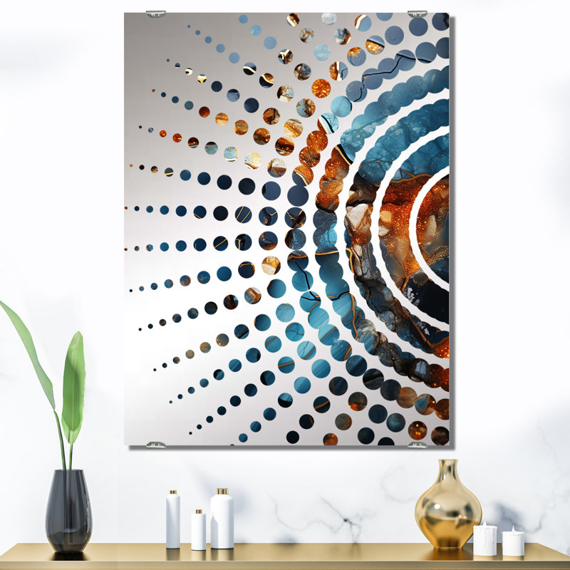 Knezova - Miroir mural en marbre MIR137634, 40 po x 30 po